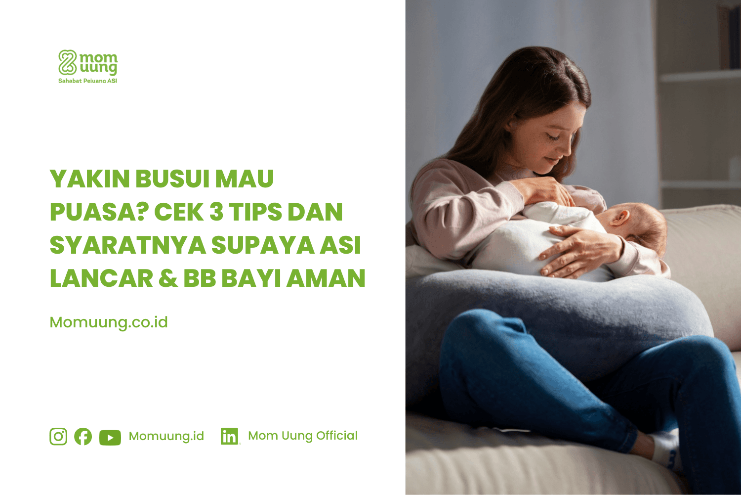 Yakin Busui Mau Puasa? Cek 3 Tips dan Syaratnya Supaya ASI Lancar & BB Bayi Aman