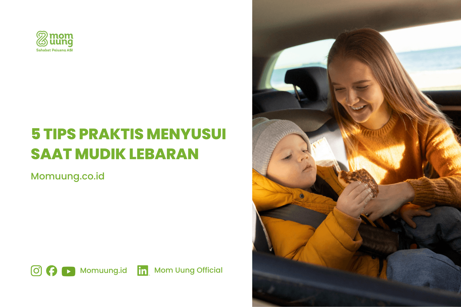 5 Tips Praktis Menyusui Saat Mudik Lebaran