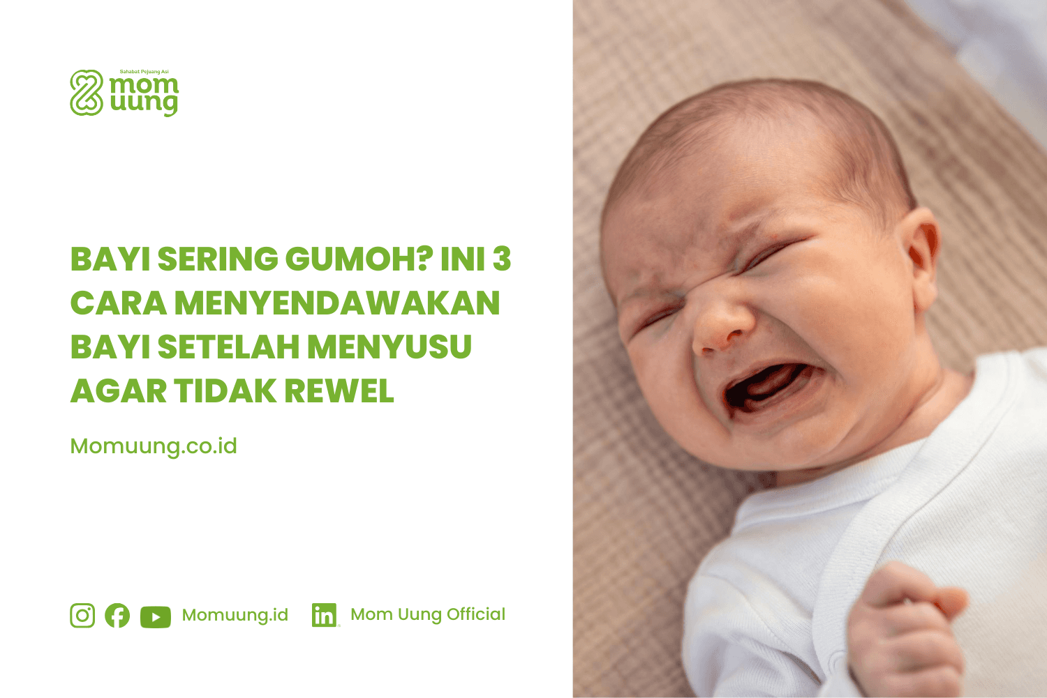 Bayi Sering Gumoh? Ini 3 Cara Menyendawakan Bayi Setelah Menyusu agar Tidak Rewel